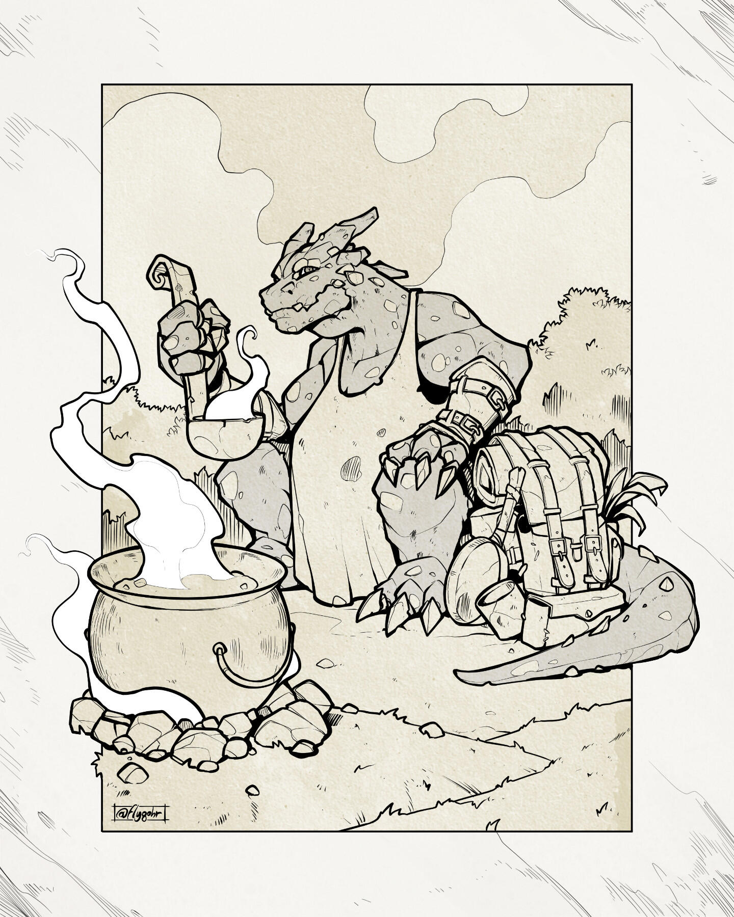 Dragonborn cook